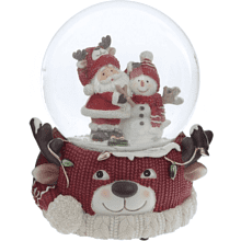 Фигурка музыкальная "Дед Мороз", 11х10х14 см, разноцветный