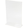 Стойка информационная "Brauberg", настольная, A5, вертикальная, прозрачный - 3