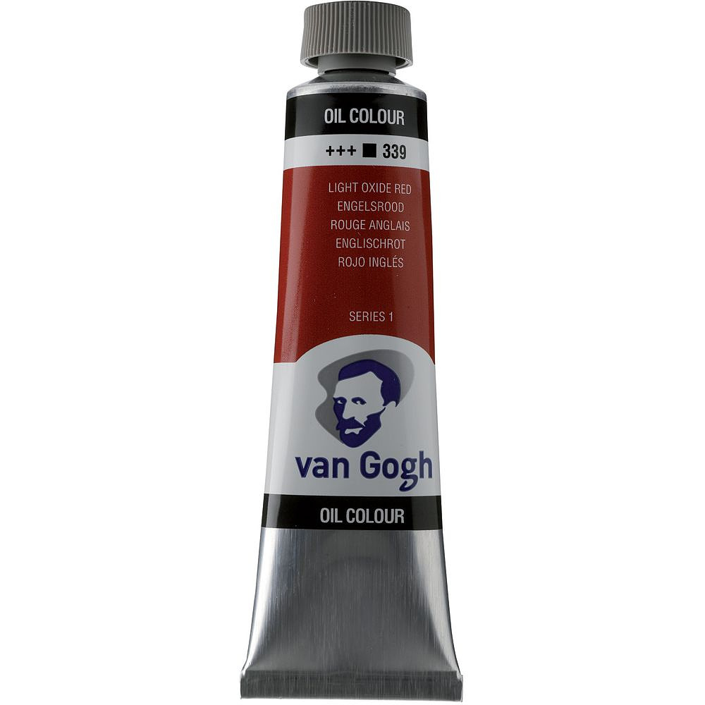 Краски масляные "Van Gogh", 339 красный оксид светлый, 40 мл, туба