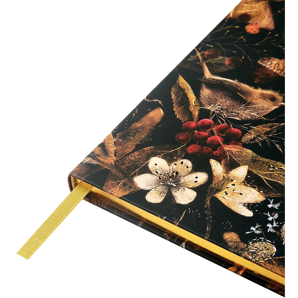 Еженедельник недатированный  "Fauna. Воробей", А5, 144 страницы, линейка, черный - 4