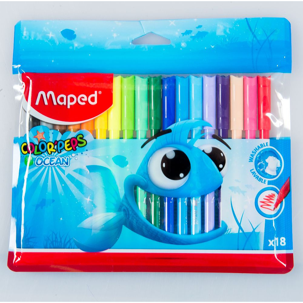 Фломастеры "Color Peps Ocean", 18 шт, -30% - 2