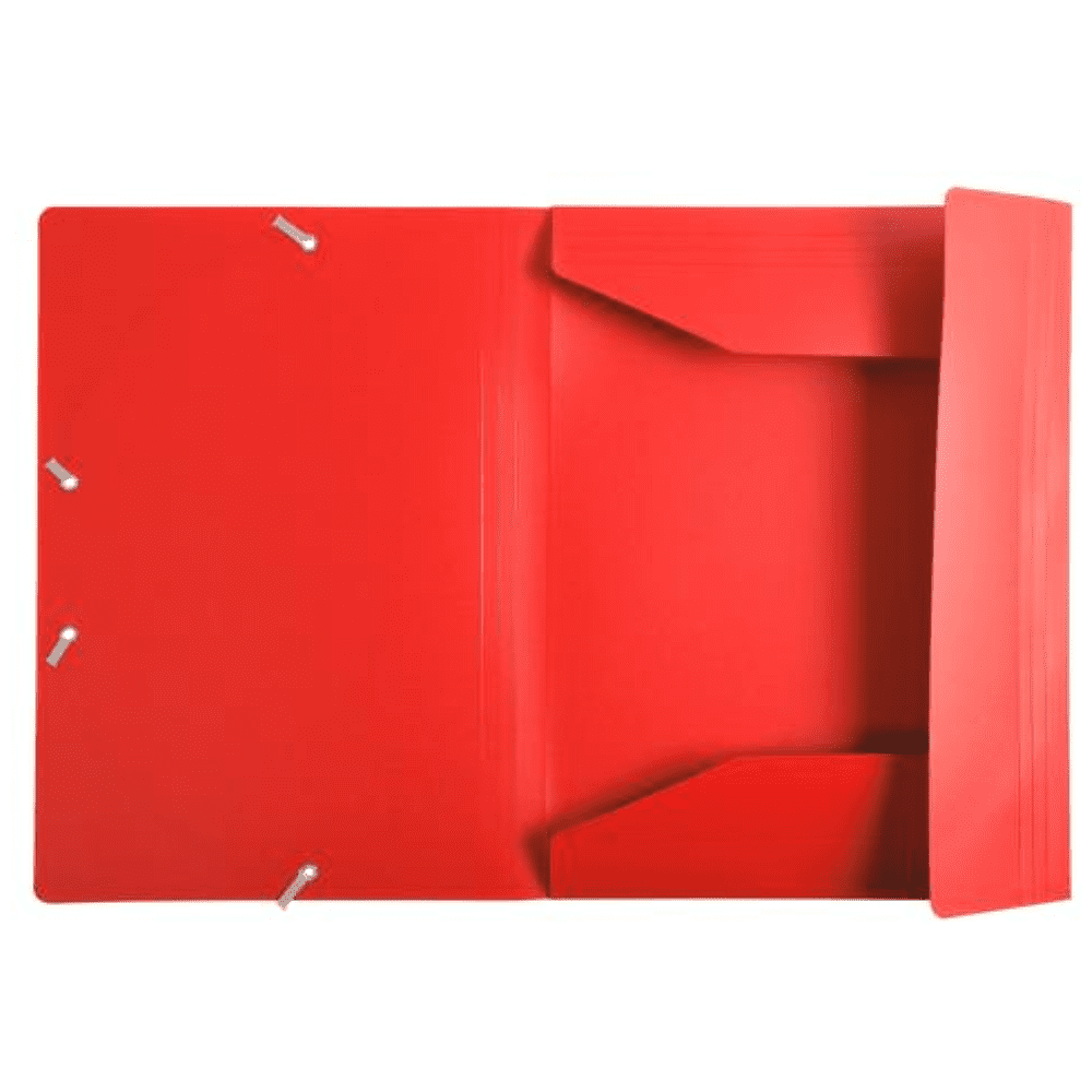 Папка на резинках "Exacompta", A4, 15 мм, полипропилен, красный - 2