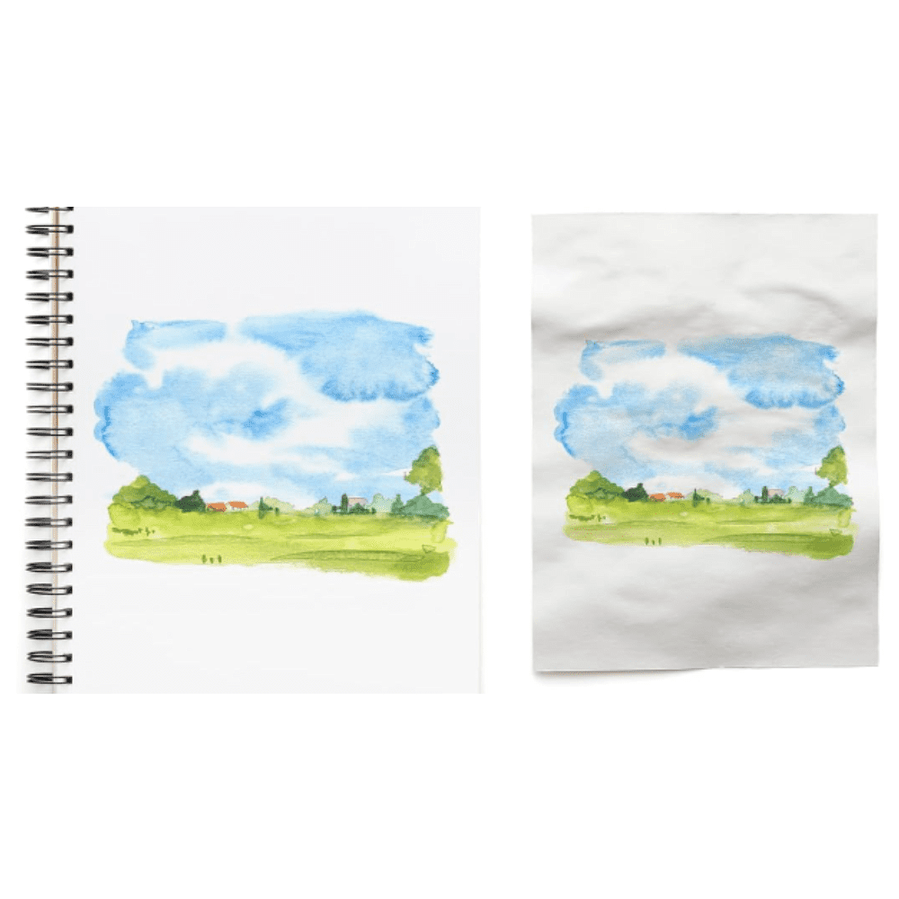 Скетчбук для графики "Himi", 22.8х30.4 см, 180 г/м2, 40 листов - 6