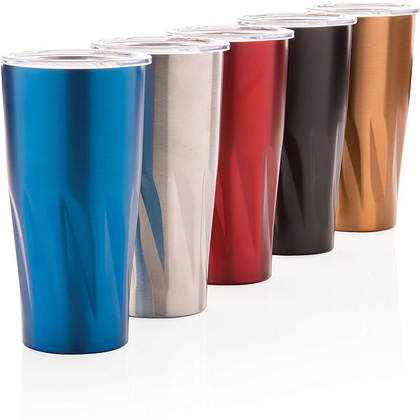 Кружка термическая "Copper", металл, пластик, 500 мл, золотистый - 4