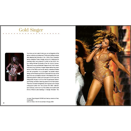 Книга на английском языке "Beyonce and the Clothes She Wears", Newman T.  - 5