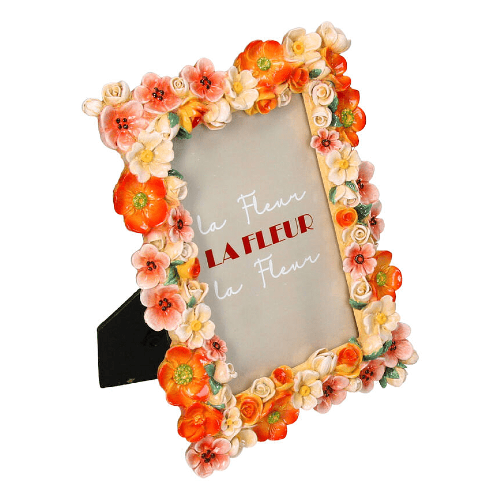 Фоторамка "Flowers", 10х15 см, полирезина, разноцветный - 2