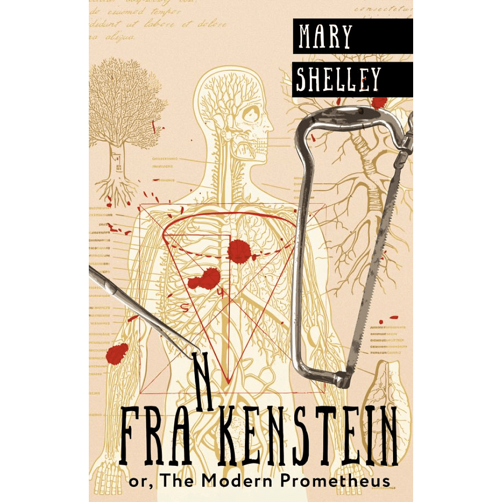 Книга на английском языке "Frankenstein; or, The Modern Prometheus", Мэри Шелли