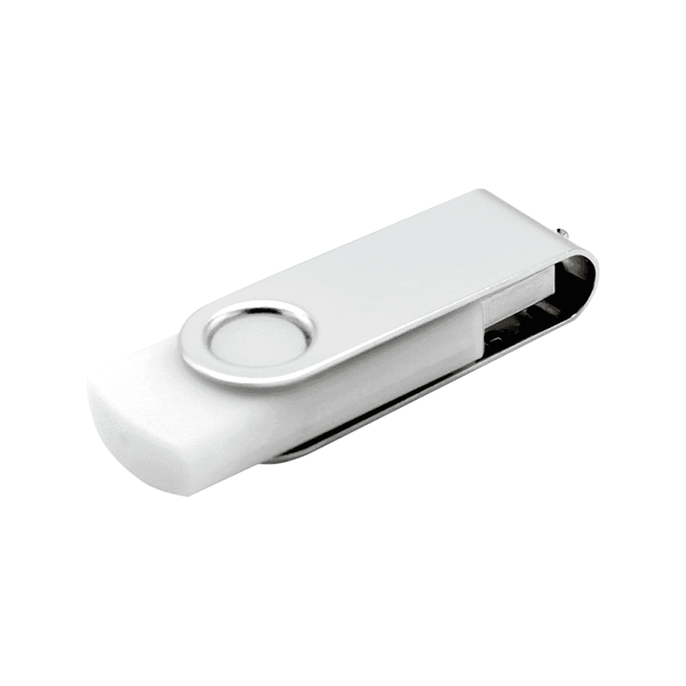 USB Flash 2.0 16 Gb VDF-008, пластик, метал, белый  