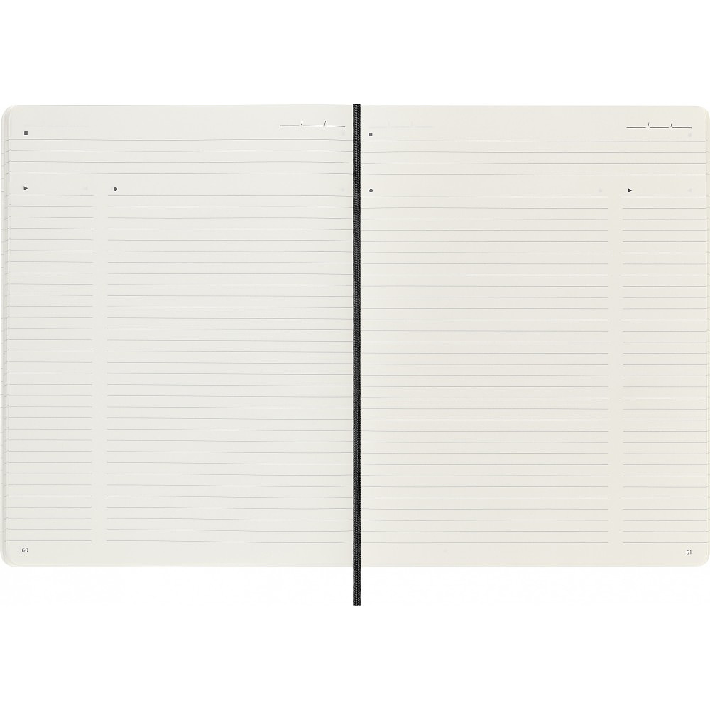 Блокнот "Professional Soft XLarge", А4-, 96 листов, линейка, черный  - 3