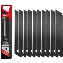 Лезвие для строительного ножа Deli EDL-DP252, 25 мм, 10 шт.