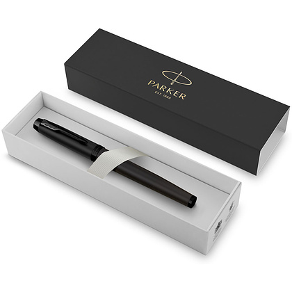 Ручка-роллер Parker "IM Achromatic T317", 0.5 мм, черный, стерж. черный - 6