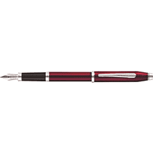 Ручка перьевая F "Century II Translucent Plum Lacquer", металл, красный, черный