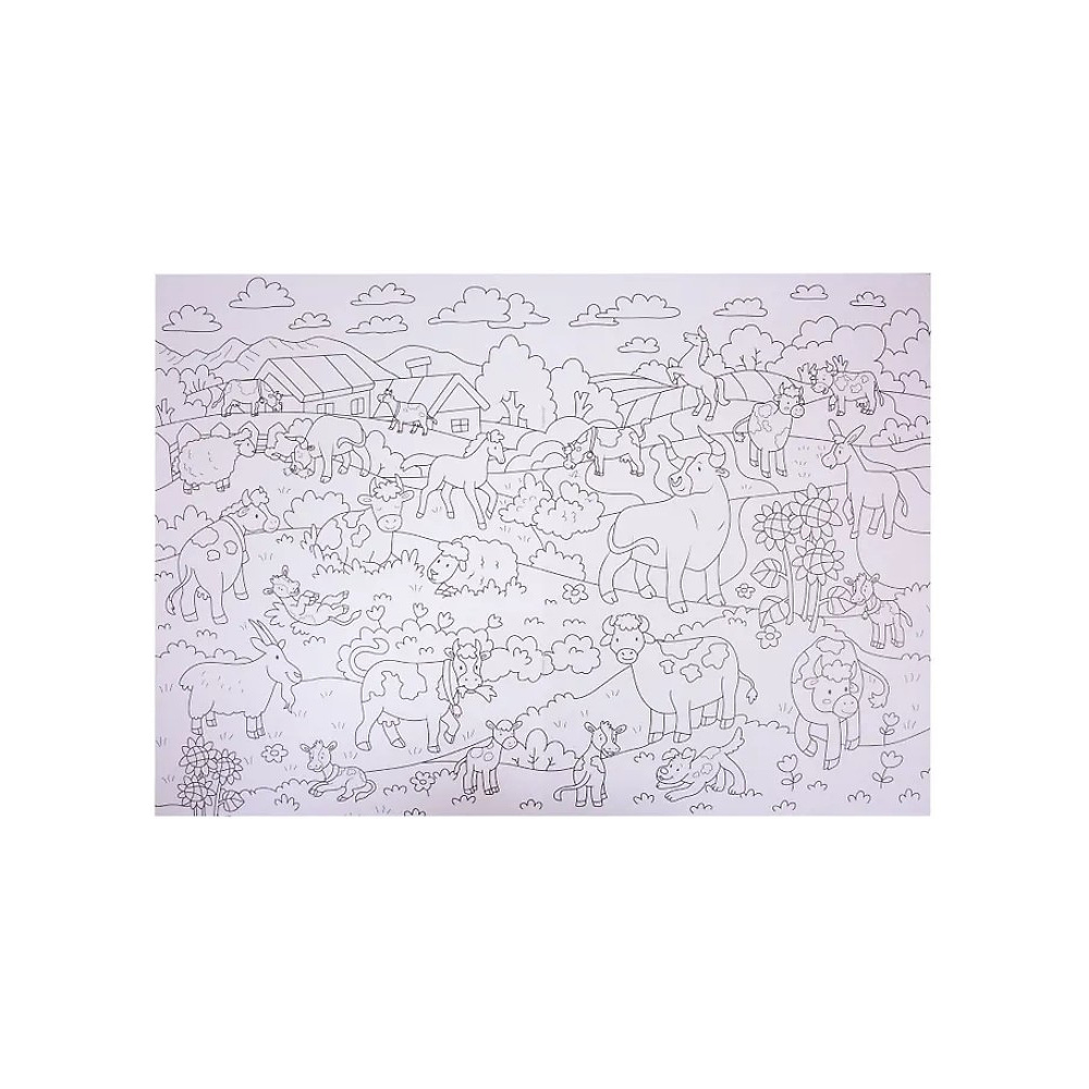 Раскраска "Раскраска-виммельбух. Домашние животные" - 5