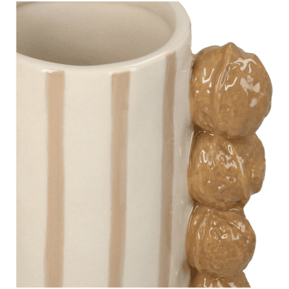 Ваза керамическая "Walnuts", 11.5х9х18.5 см, коричневый - 2