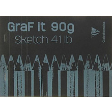 Скетчбук "Graf It", A5, 90 г/м2, 80 листов, черный