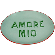 Тарелка керамическая "Amore Mio", 20.5х20.5 см, зеленый