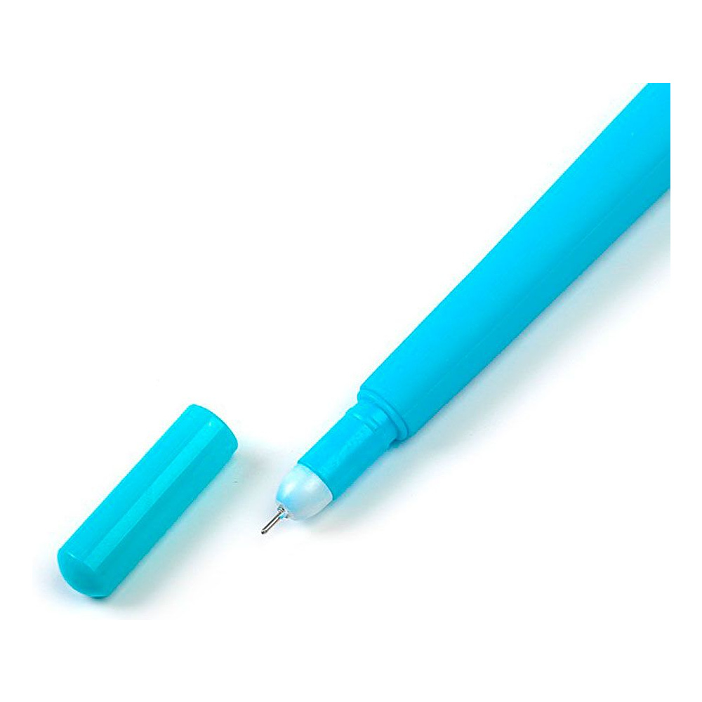 Ручка гелевая "Олень", 0.7 мм, ассорти, стерж. черный - 4