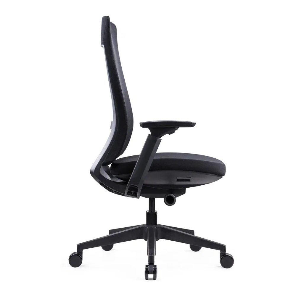 Кресло компьютерное SitZone E-VL002B, сетка, ткань, пластик, черный - 3