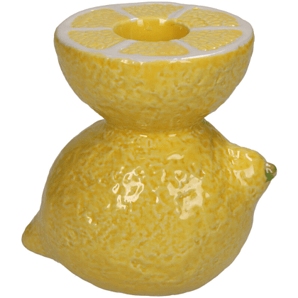 Подсвечник "Lemon", 10х7х10 см, желтый