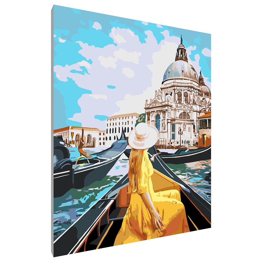 Картина по номерам "Девушка в Венеции"