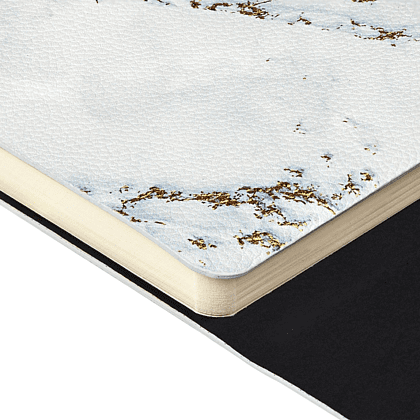 Ежедневник недатированный "Carrara", А5, 192 страниц, линейка, белый - 3