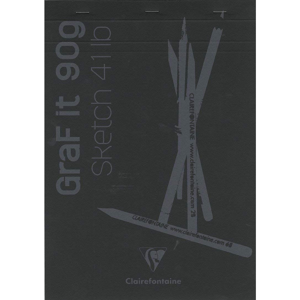 Скетчбук "Graf It", A4, 90 г/м2, 80 листов, черный