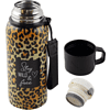 Термос "Леопард", 600 мл, желтый, черный - 2