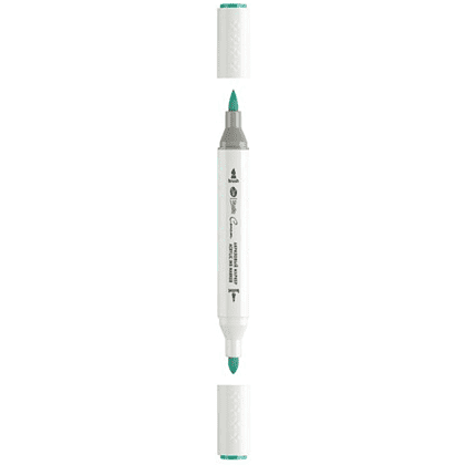 Маркер акриловый "Сонет", двусторонний, бирюзовый