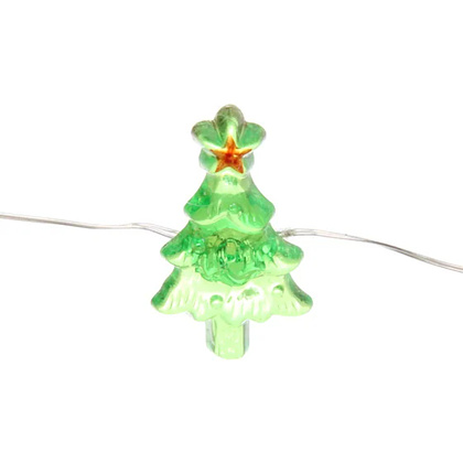 Гирлянда LED "Ёлочка новогодняя", 2,9x1,8см, 2 м, теплый белый - 3