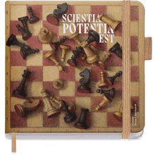 Скетчбук "Chess. Игорь Свентицкий", 12х12 см, 140 г/м2, 80 листов, капучино