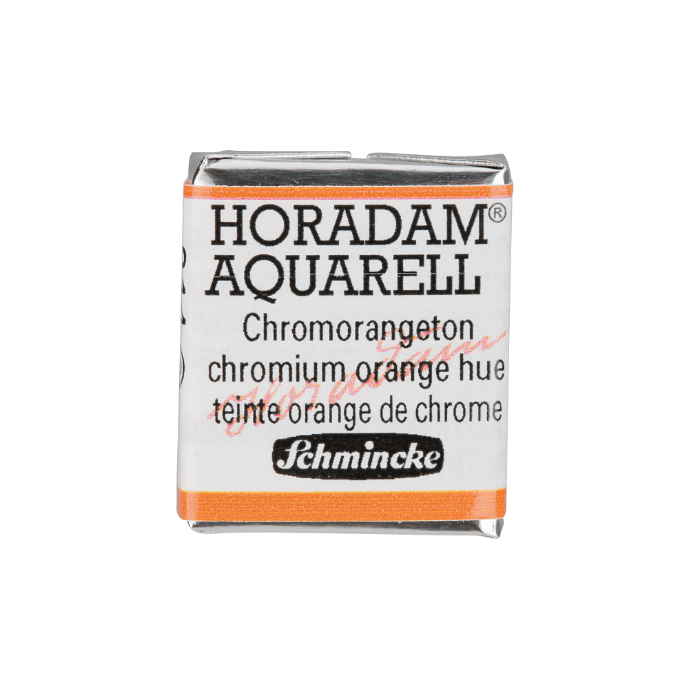Краски акварельные "Schmincke Horadam", 214 хром оранжевый, полукювета
