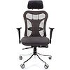Кресло для руководителя "Chairman 769", ткань, хром, черный - 3