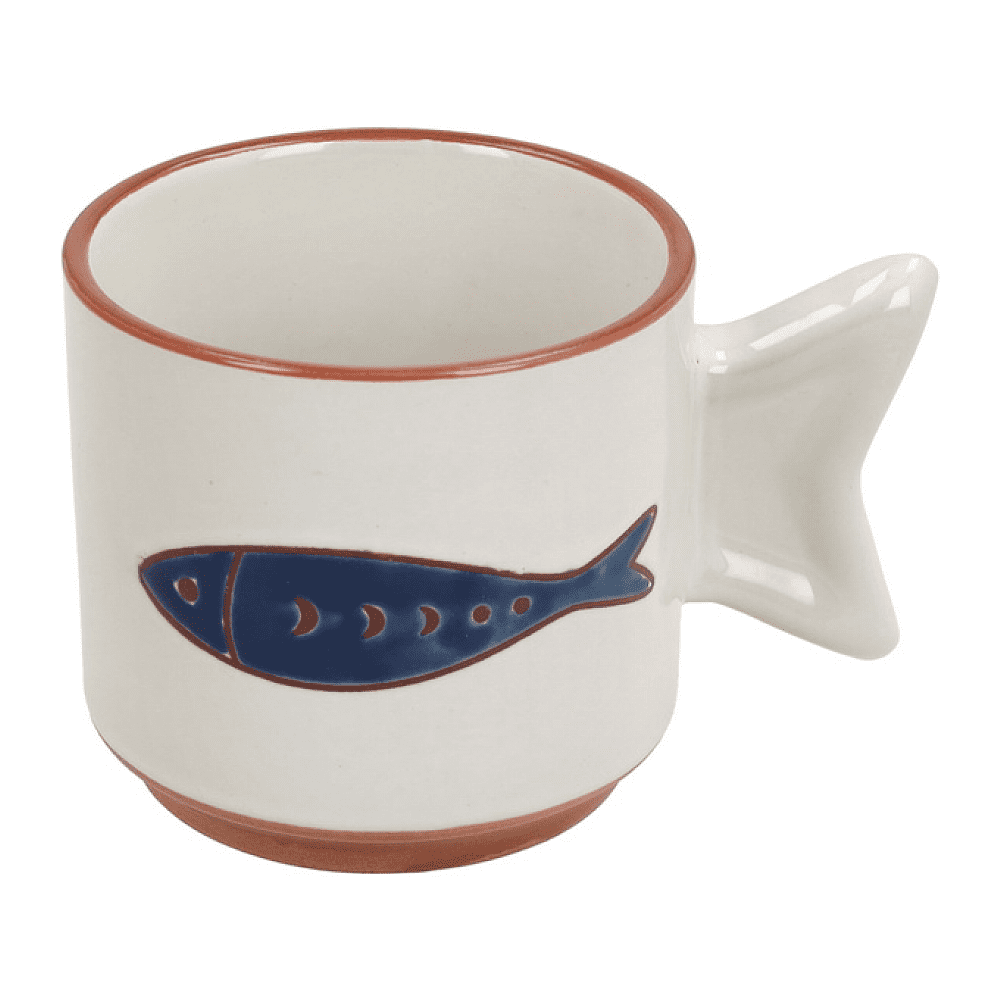 Кружка керамическая "Relief Ondina", 230 мл, белый