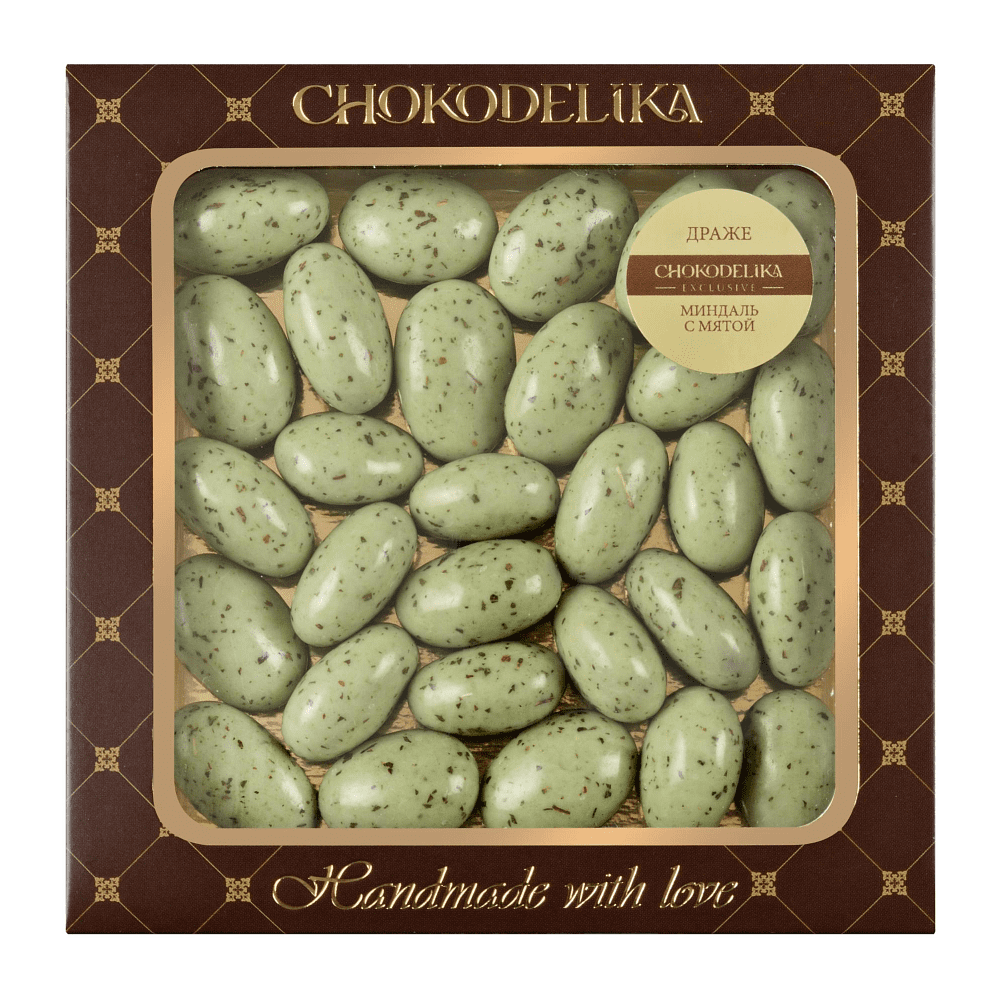 Драже "Миндаль с мятой", 90 г, новогодняя упаковка