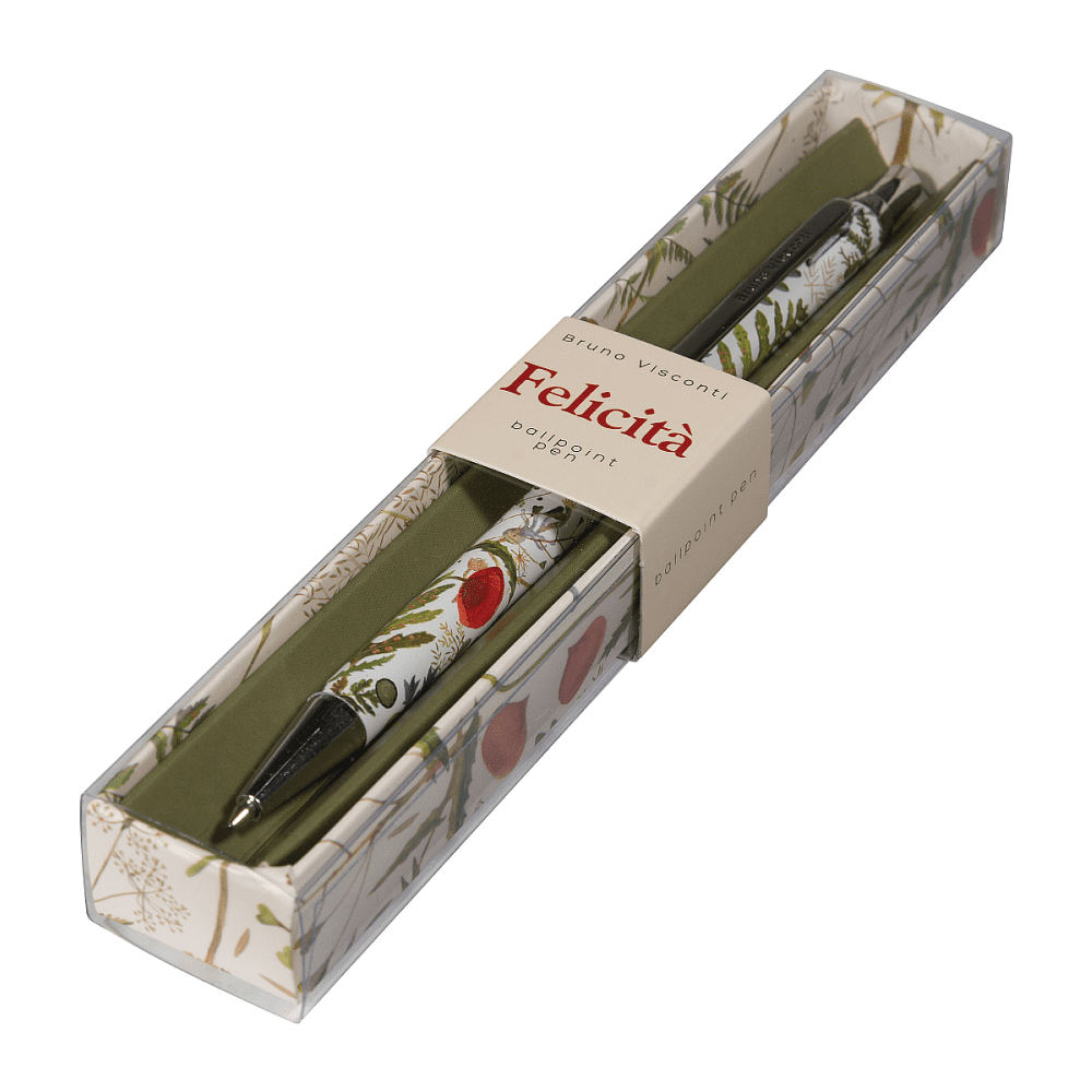 Ручка шариковая автоматическая "Felicita. Луговые Травы", 0.7 мм, стерж. синий - 2