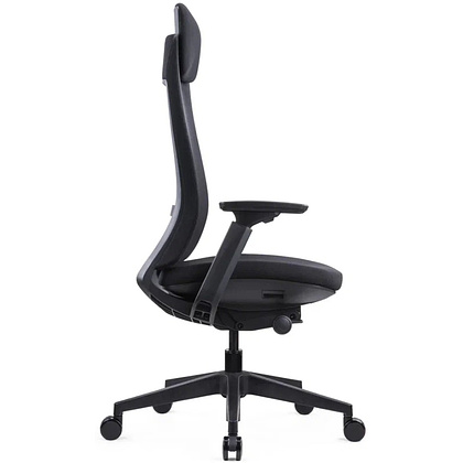 Кресло компьютерное SitZone E-VL002A, сетка, ткань, пластик, черный - 3