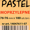 Бумага для заметок "Office Products", 76x76 мм, 100 листов, оранжевая пастель - 2