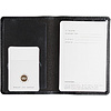Обложка для паспорта "Черная", кожзам - 4