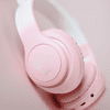 Наушники  беспроводные Miru "CAT EP-W10", Bluetooth, розовый  - 5