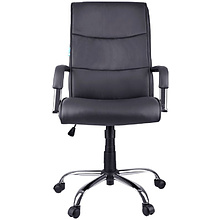 Кресло для руководителя Helmi "HL-E03 Accept", экокожа, металл, черный