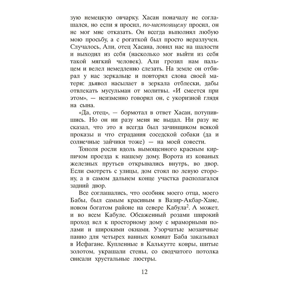 Книга "Бегущий за ветром", Халед Хоссейни - 5