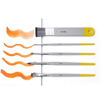 Набор кистей "Himi", 5 шт, синтетика - 6