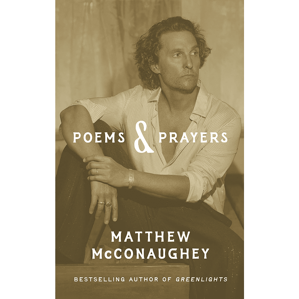 Книга на английском языке "Poems & Prayers", Matthew McConaughey