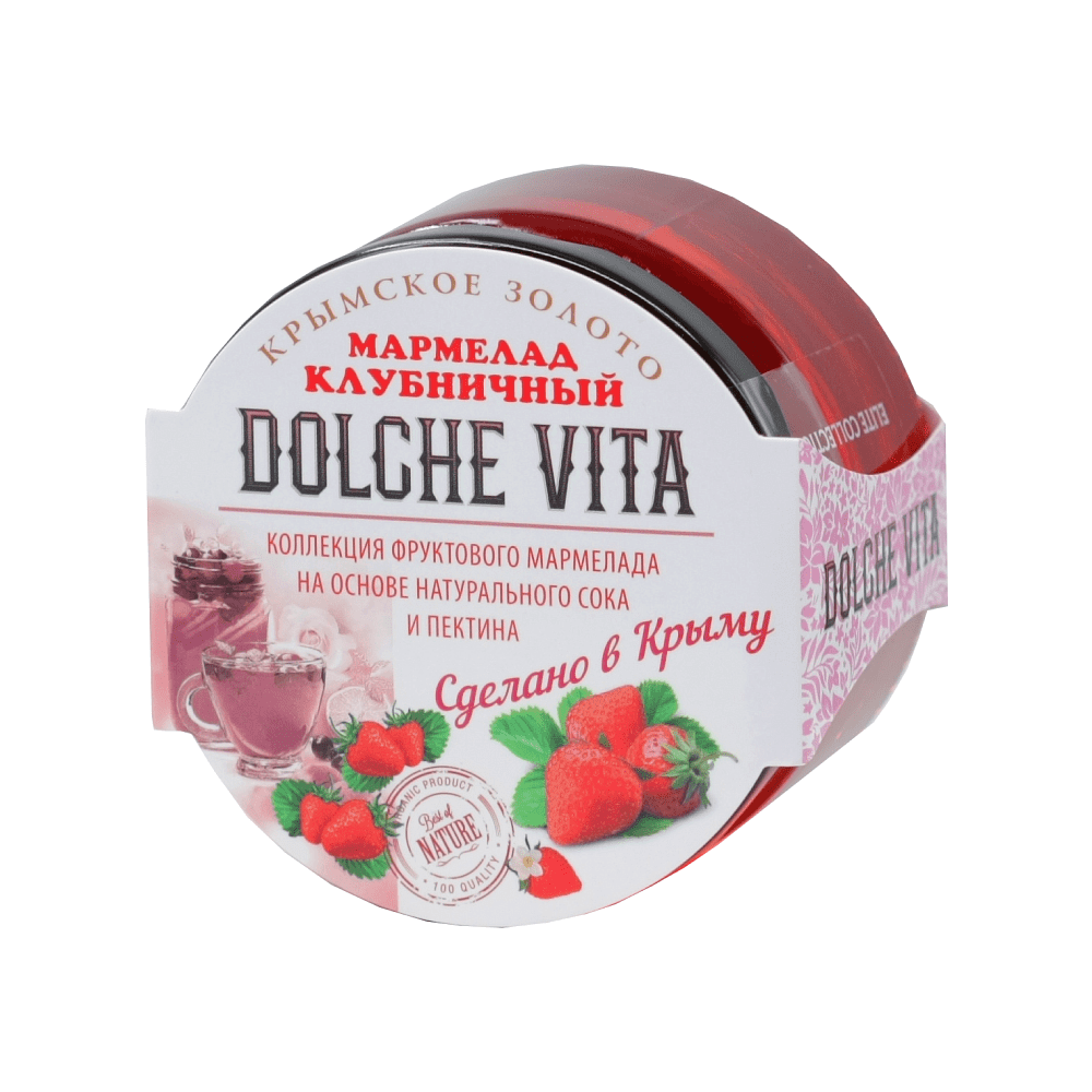 Мармелад "Dolce Vitа", 285 гр, клубничный