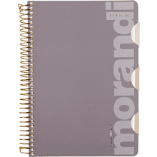 Книга записная "Carrarra", A5, 200 листов, клетка, линейка, точка, фиолетовый