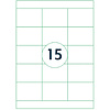 Самоклеящиеся этикетки универсальные "Rillprint", 70x50.8 мм, 100 листов, 15 шт, белый - 2