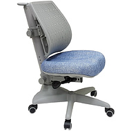 Кресло детское Comf-Pro UR-C3 SPEED ULTRA Chair, пластик, ткань, голубой джинс, пластик, корпус серый, с чехлом салатовым, серый