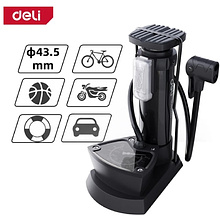 Насос велосипедный ножной Deli YS EDL880003, 9.6 bar/140 PSI