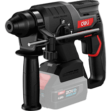 Аккумуляторный перфоратор Deli RS EDE-DC20-2, 20 В, 2 Дж, без АКБ и ЗУ, кейс