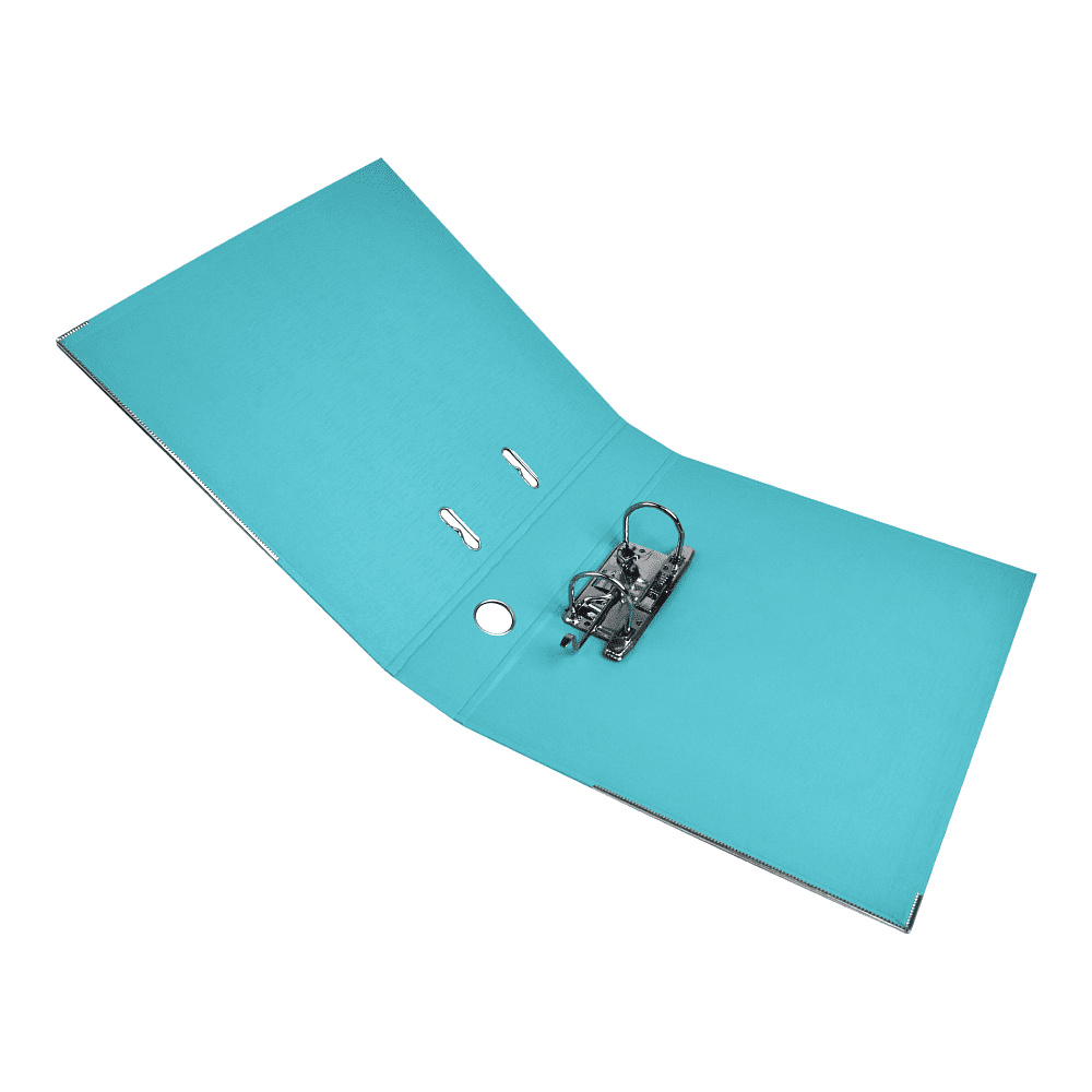 Папка-регистратор "Yesli:", А4, 50 мм, ПВХ, бирюзовый - 5